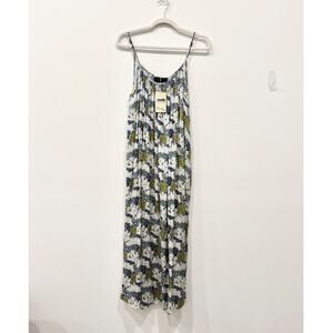 No.6 Store Floral Print Sleeveless Scoop Neck Flowy Maxi Sundress Multi Womens S